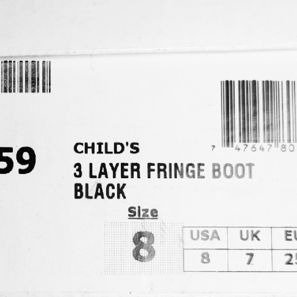 MINNETONKA 3 LAYER FRINGE TODDLER/BABY BOOT - Picture 8 of 9